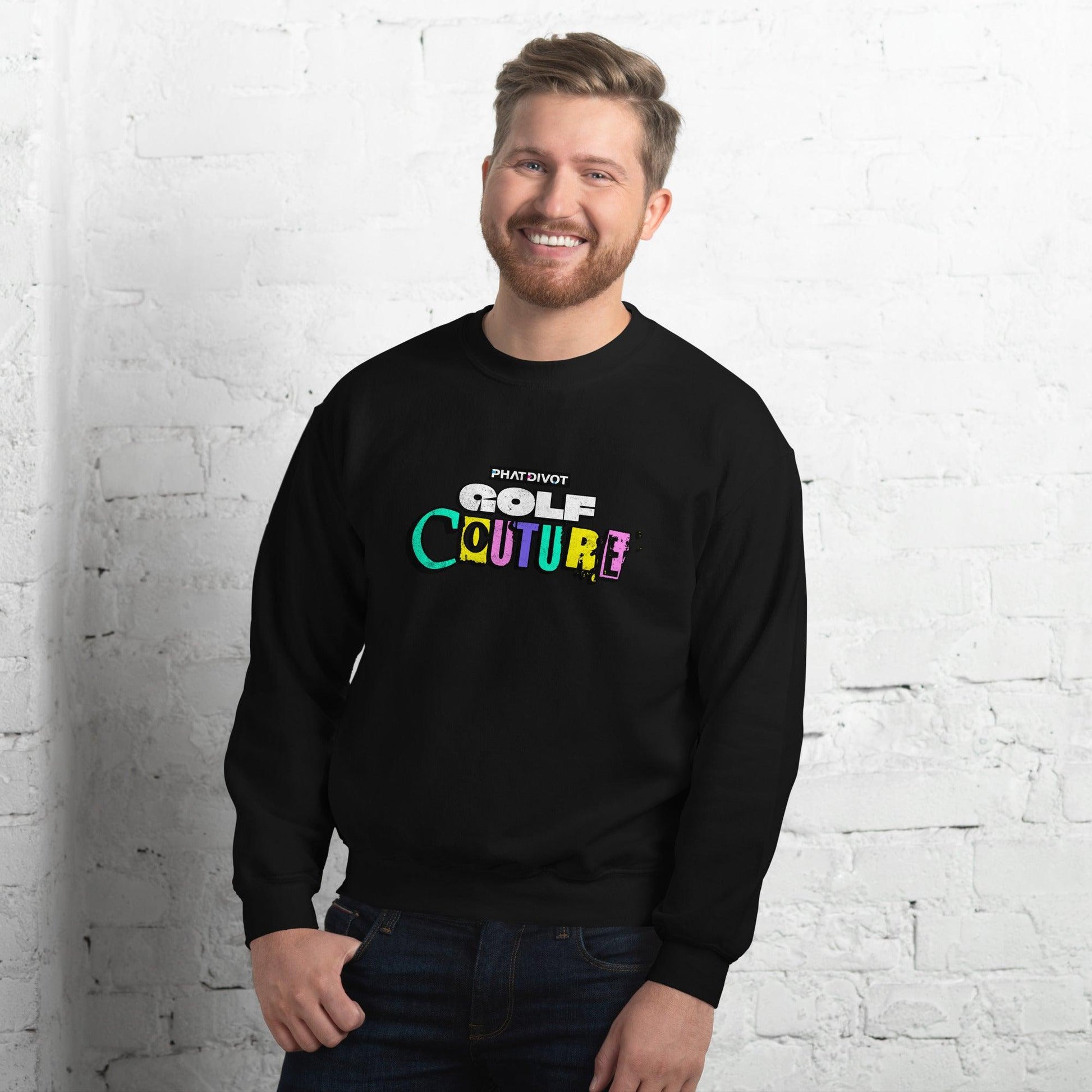 Phat Divot Golf Coutour Crew Neck Sweatshirt - Phat Divot