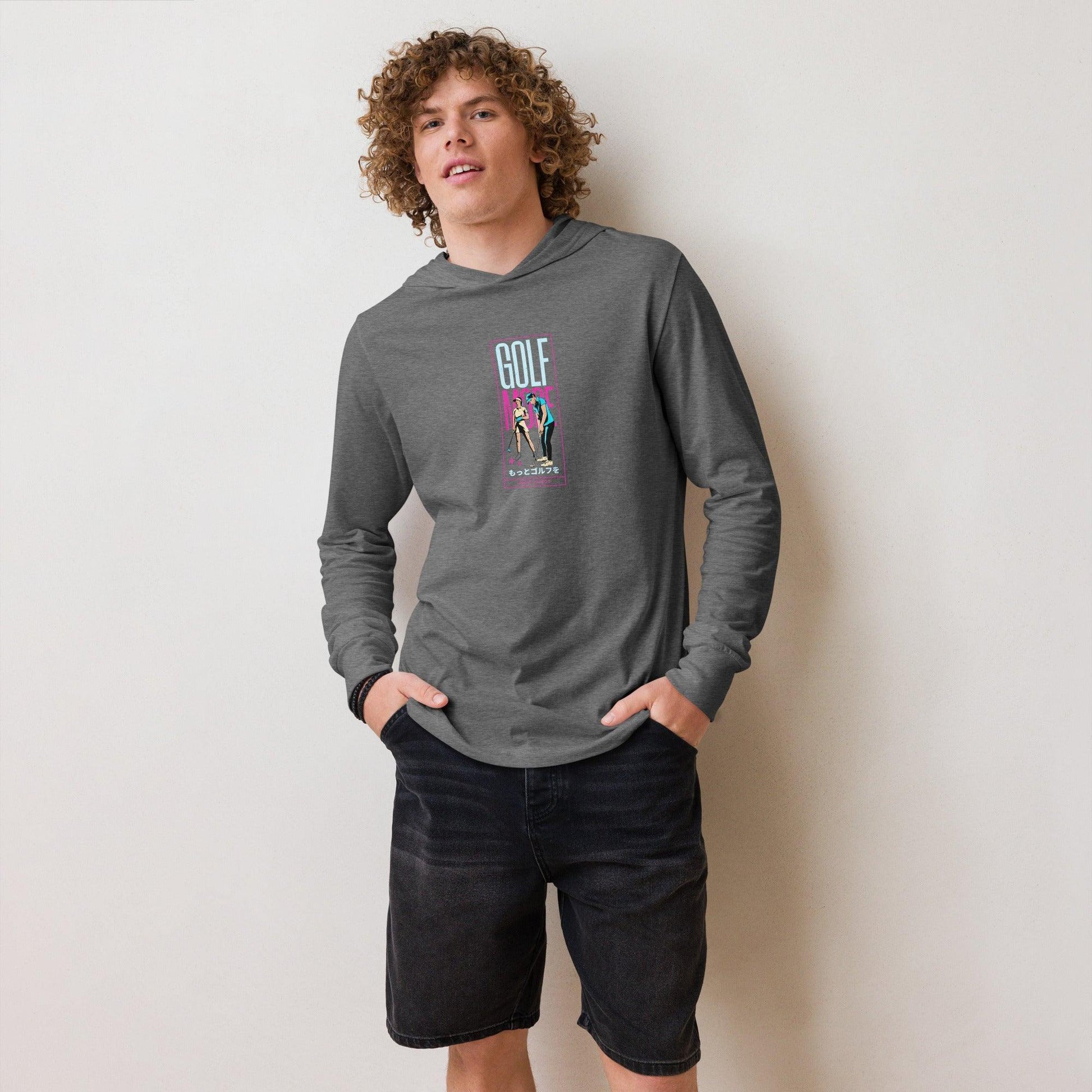 Phat Divot "Golf More" Hooded long-sleeve tee - Phat Divot