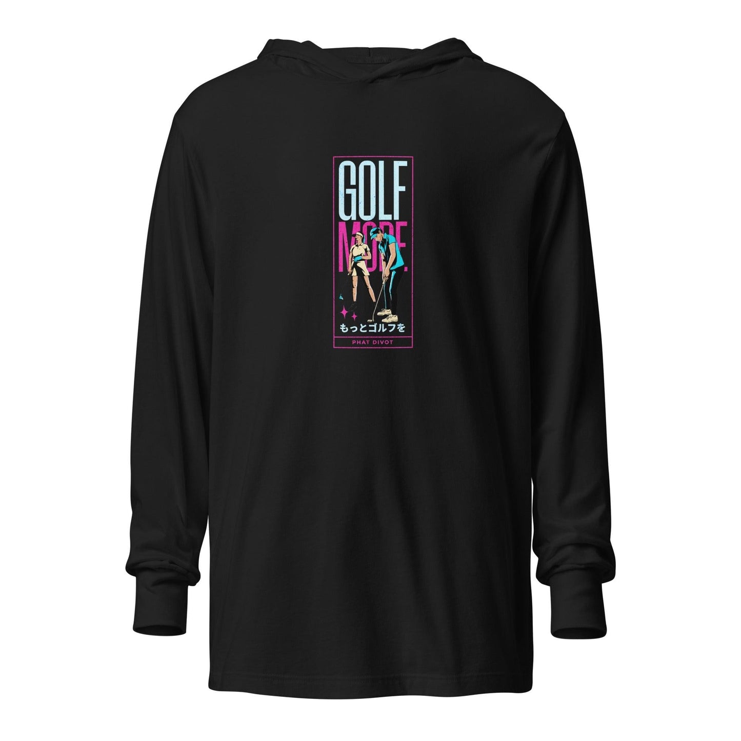 Phat Divot "Golf More" Hooded long-sleeve tee - Phat Divot