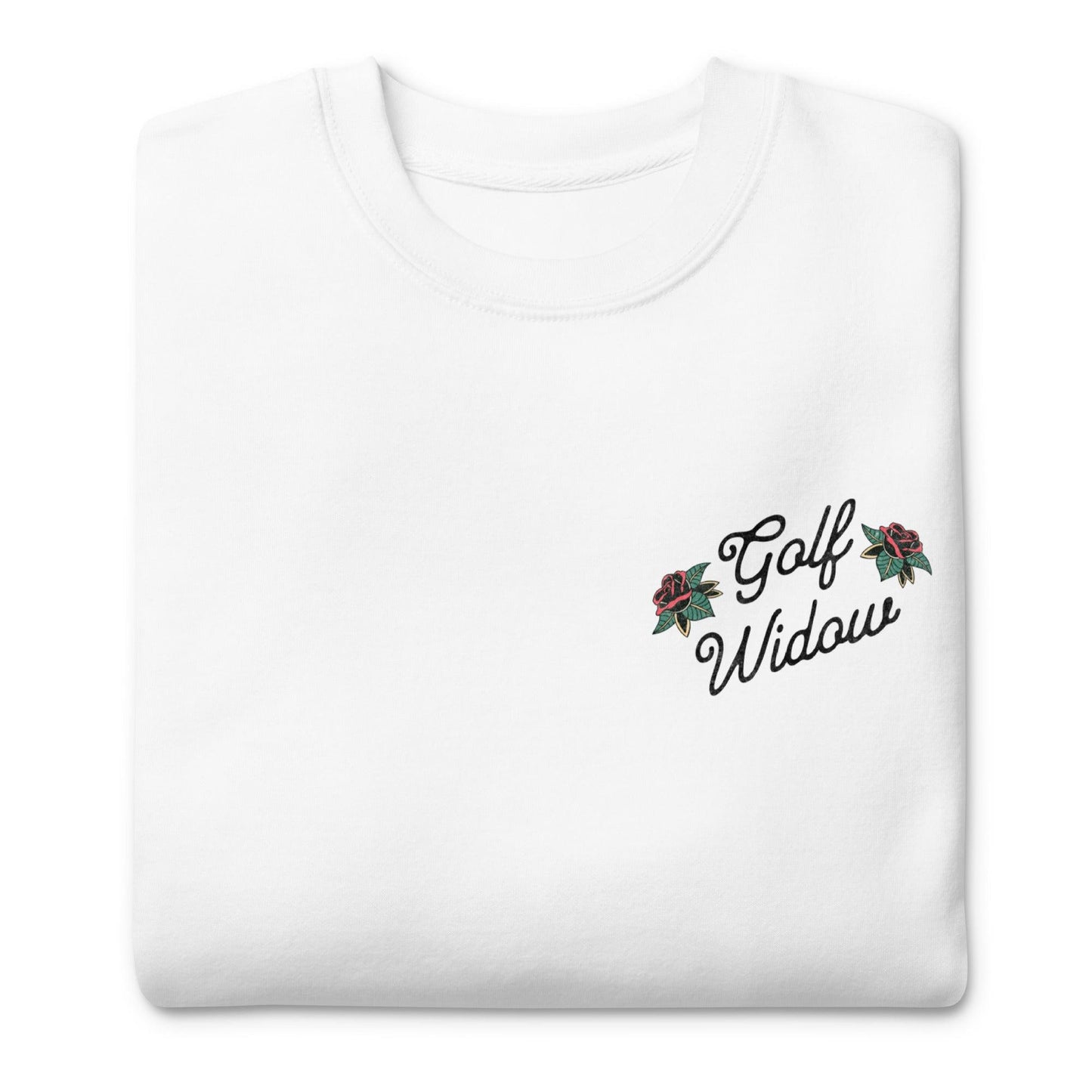 Phat Divot "Golf Widow" Women's Premium Graphic Sweatshirt - Phat Divot