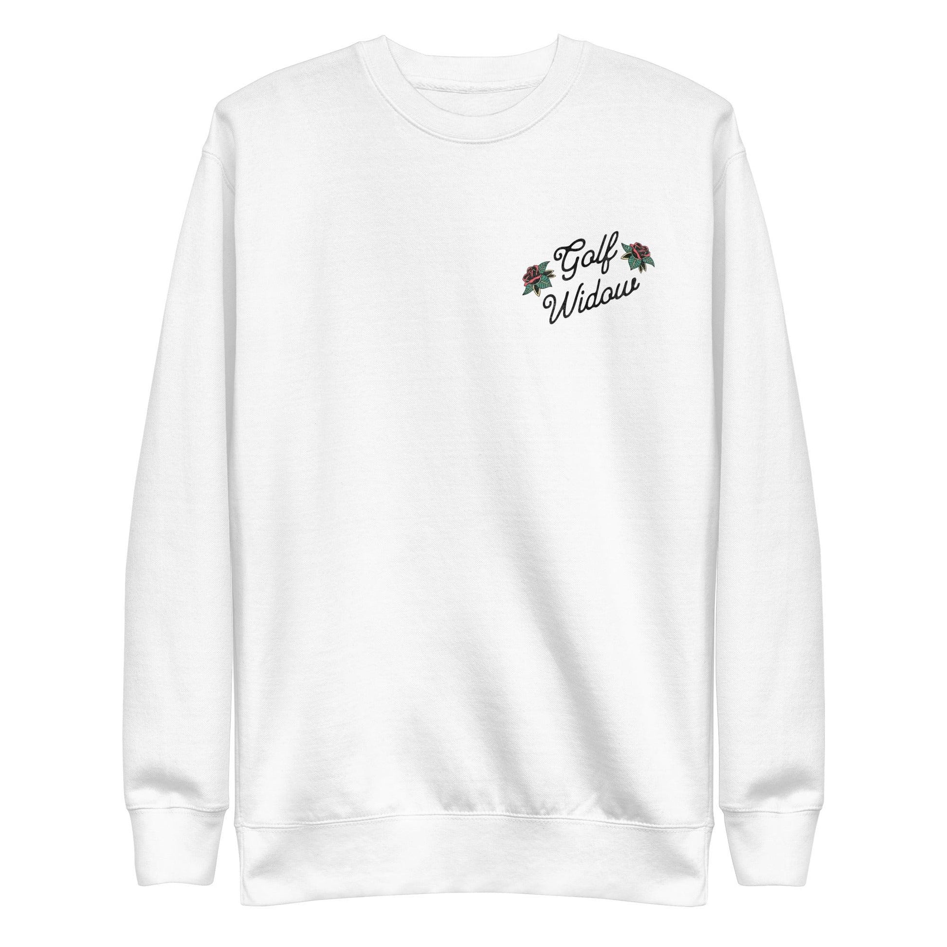 Phat Divot "Golf Widow" Women's Premium Graphic Sweatshirt - Phat Divot