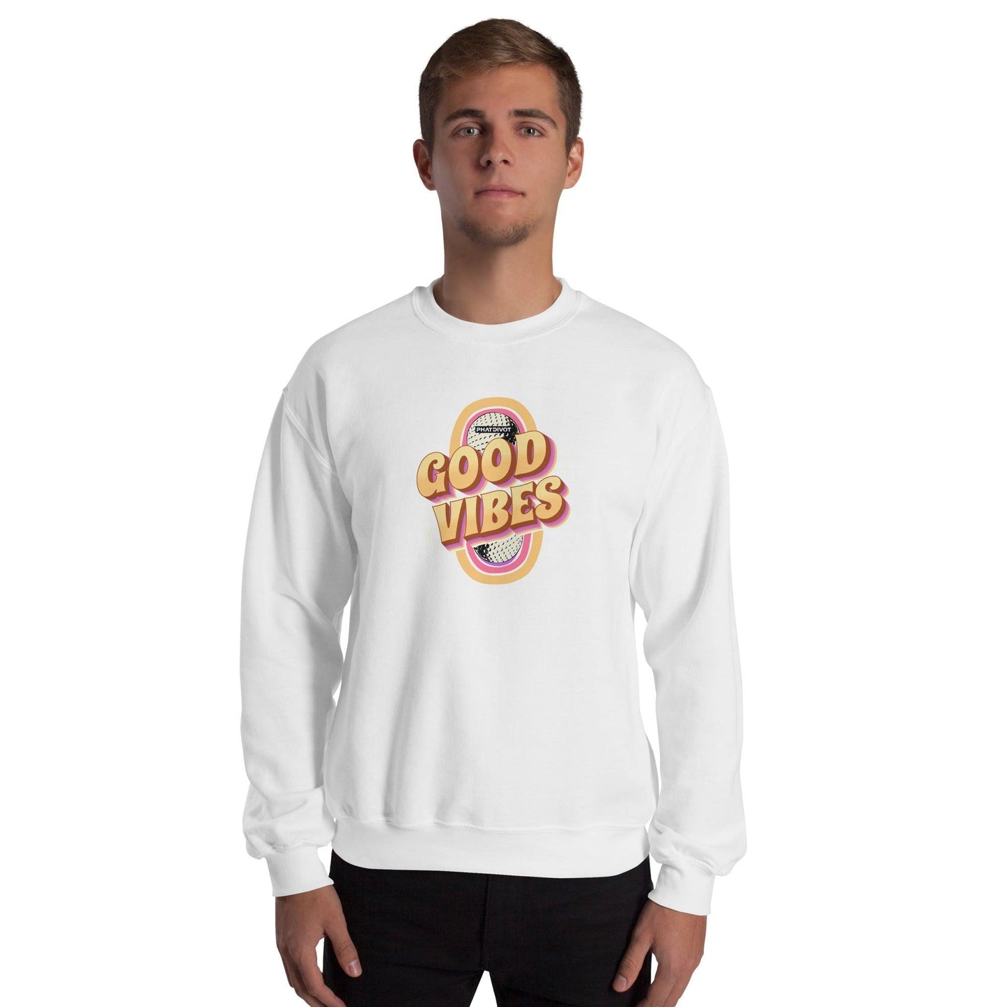 Phat Divot "Good Vibes" Crew Neck Sweatshirt - Phat Divot