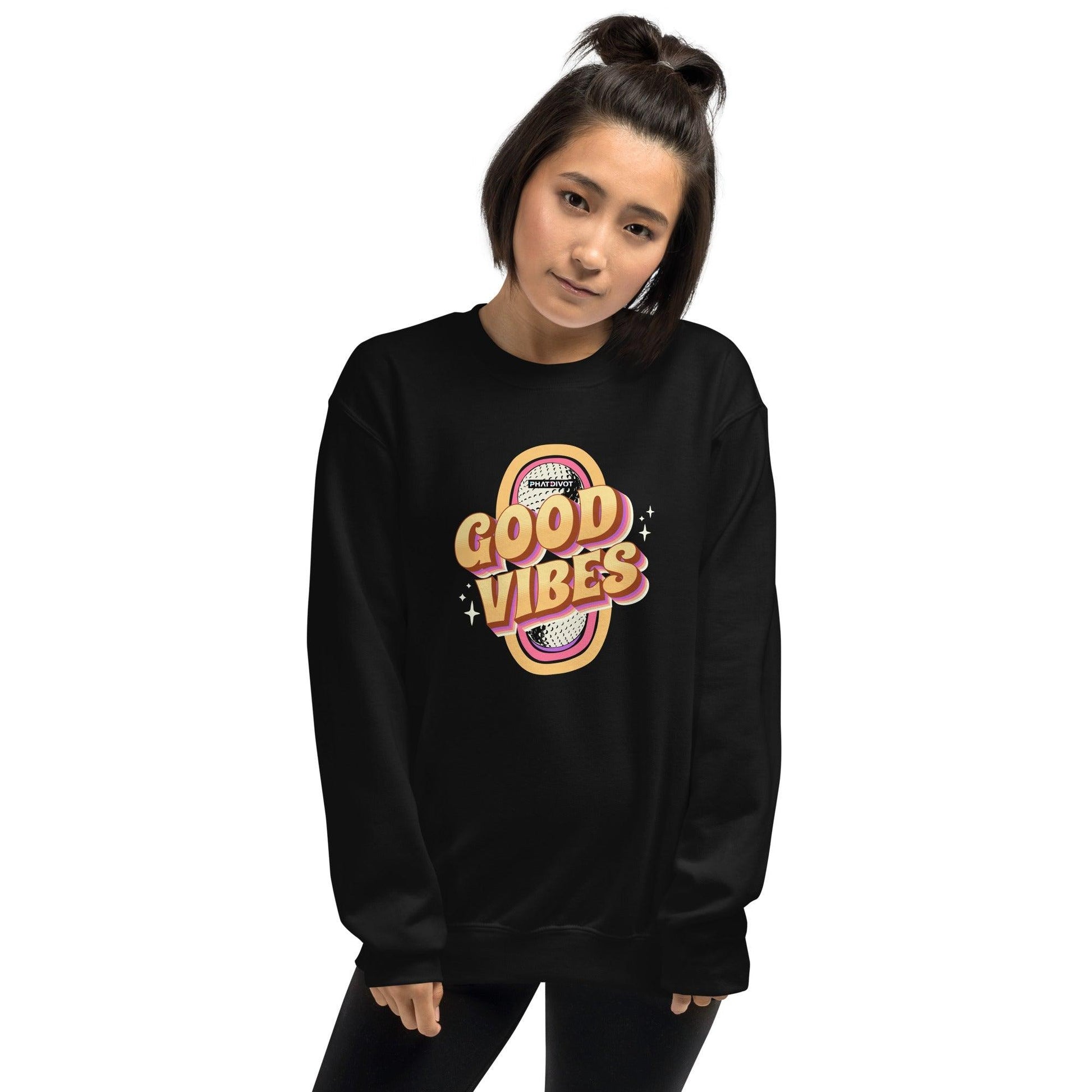 Phat Divot "Good Vibes" Crew Neck Sweatshirt - Phat Divot